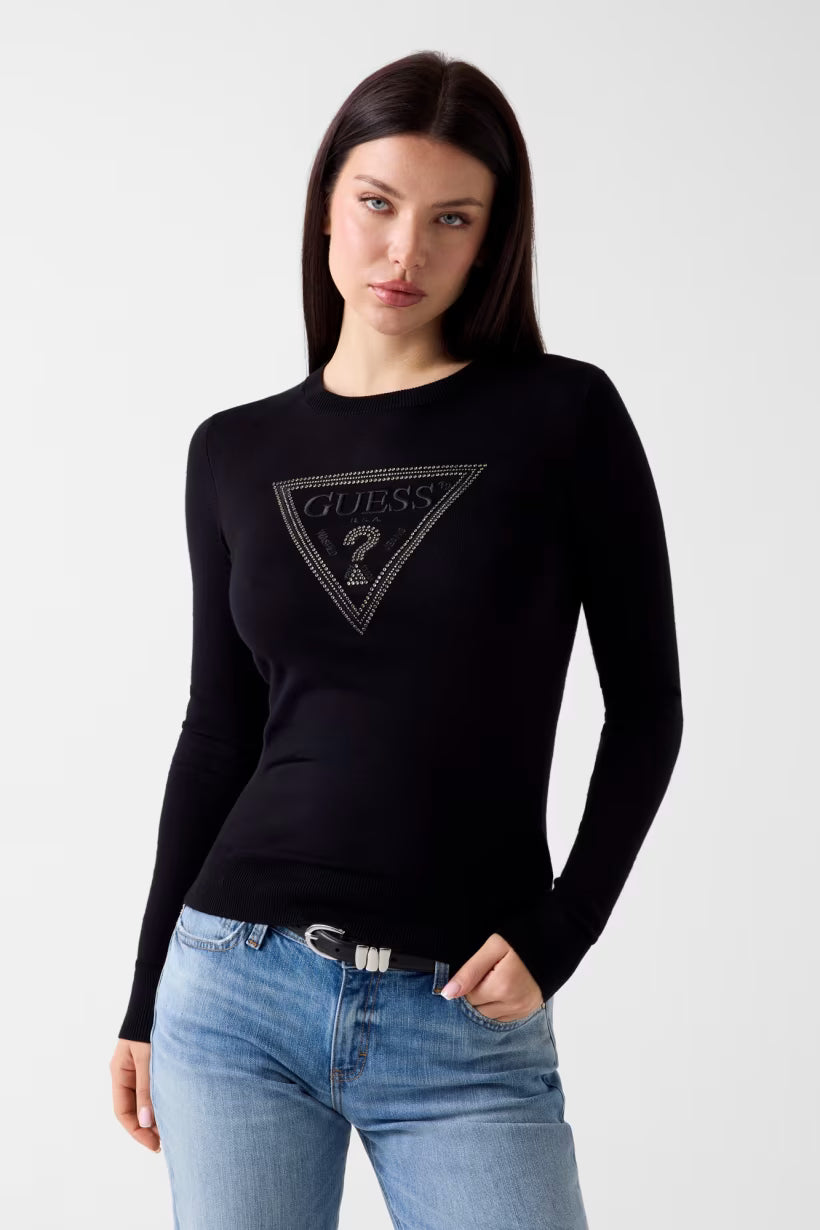 Maglione con logo triangolo