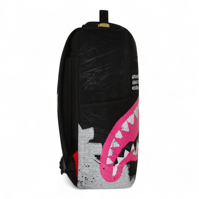 SHARK CENTRAL SORBET HAND PAINTED DLX COTTON BACKPACK 
SPRAYGROUND
