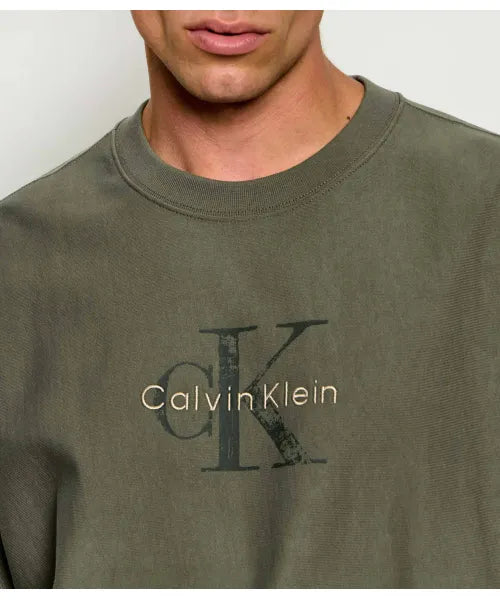 Felpa girocollo con logo Relaxed fit
