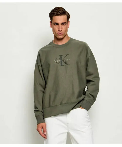 Felpa girocollo con logo Relaxed fit