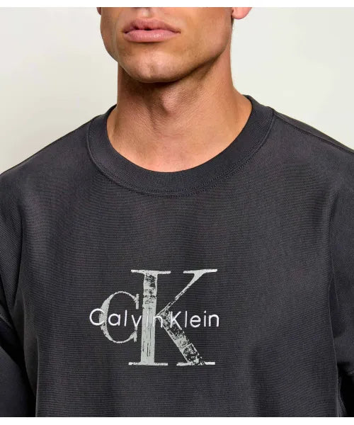 Felpa girocollo con logo Relaxed fit