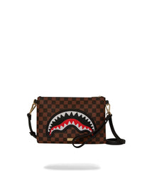 POCHETTE SAWTOOTH SHARKS IN PARIS CROSSOVER CLUTCH