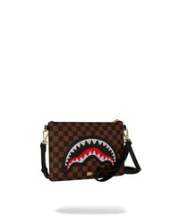 POCHETTE SAWTOOTH SHARKS IN PARIS CROSSOVER CLUTCH