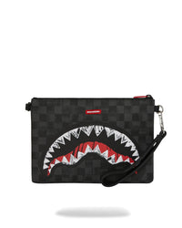 POCHETTE CON TRACOLLA STAMPA SRIBBLE SHARK