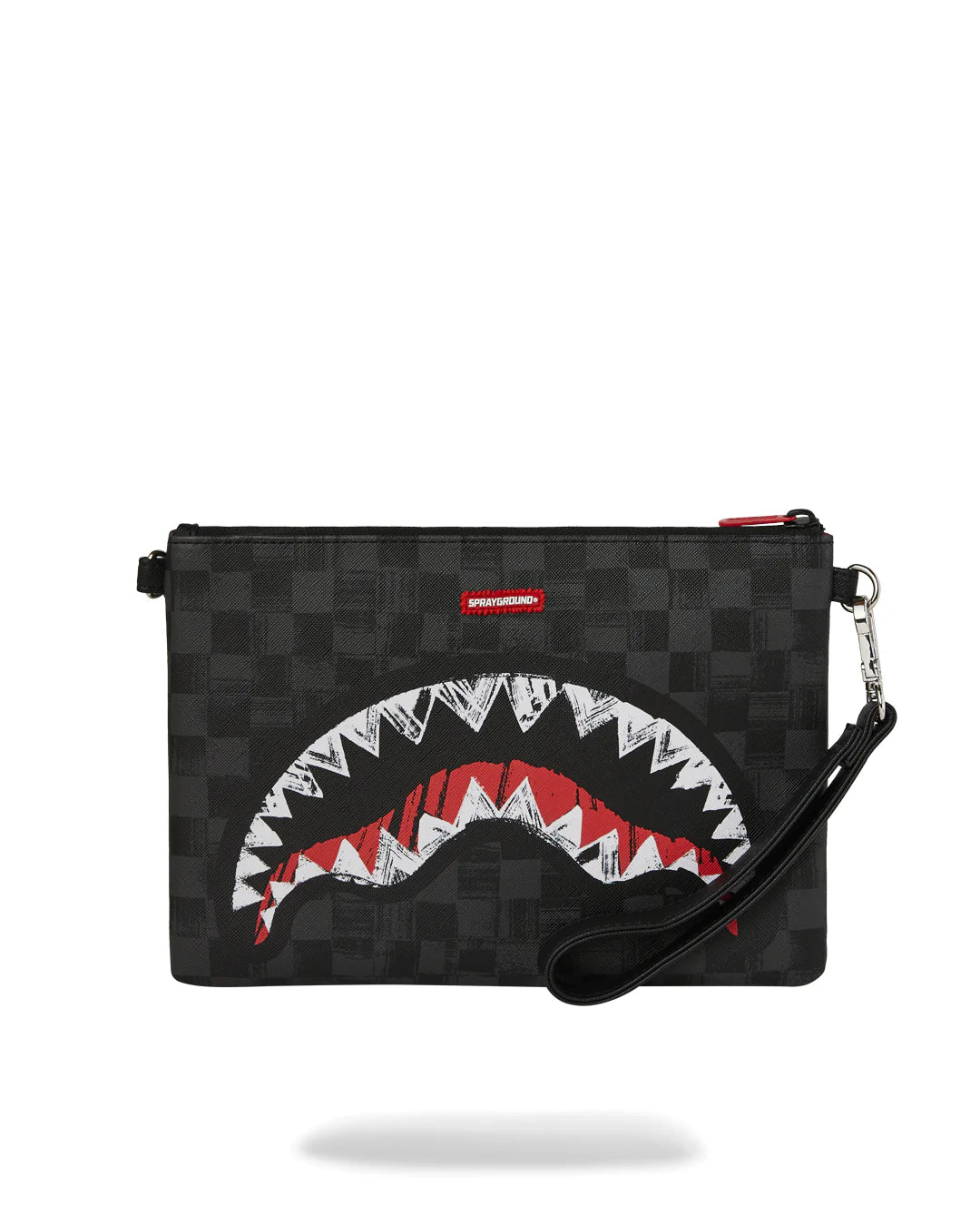 POCHETTE CON TRACOLLA STAMPA SRIBBLE SHARK