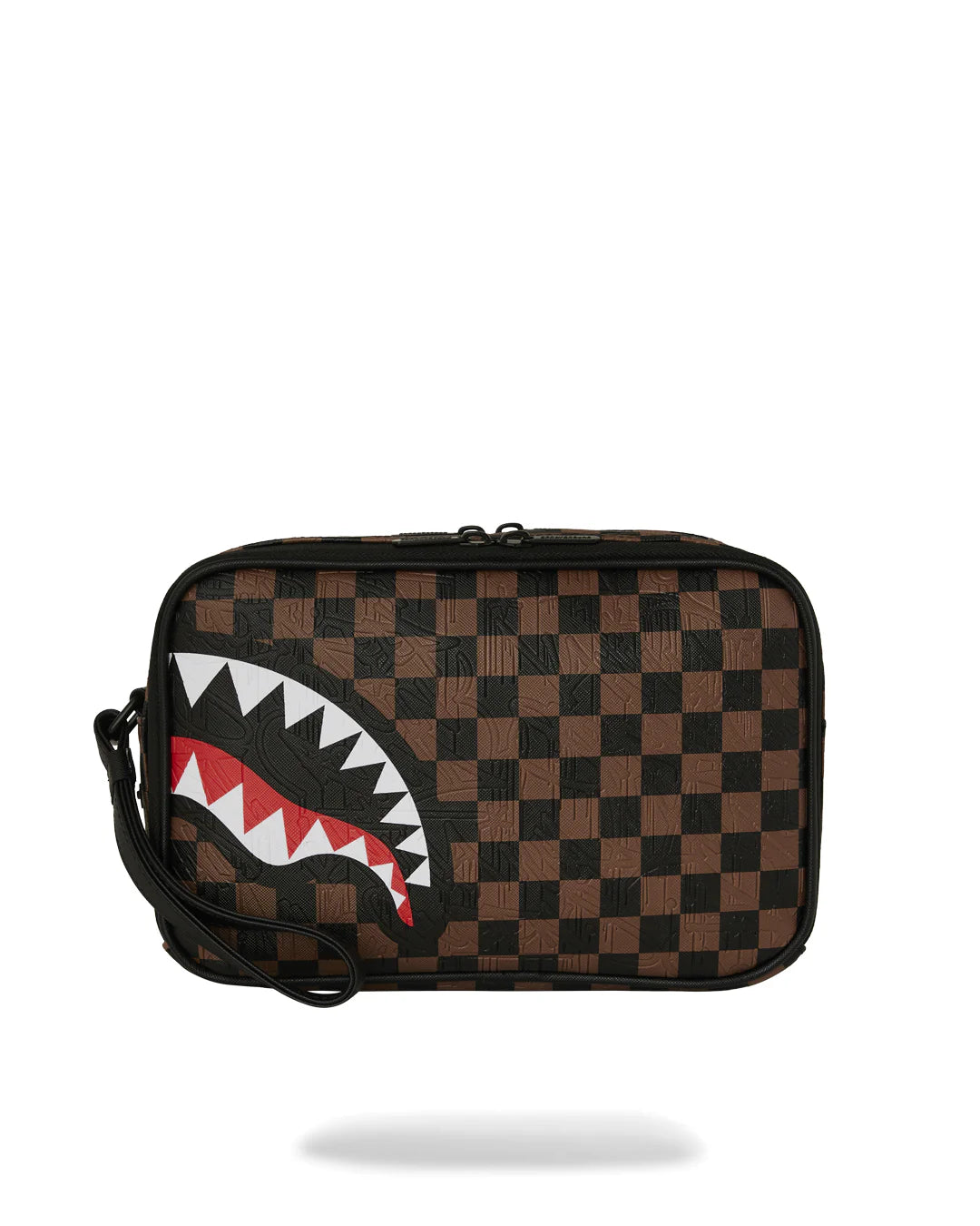 POCHETTE CHECK 2 EMBOSS TOILETRY BAG