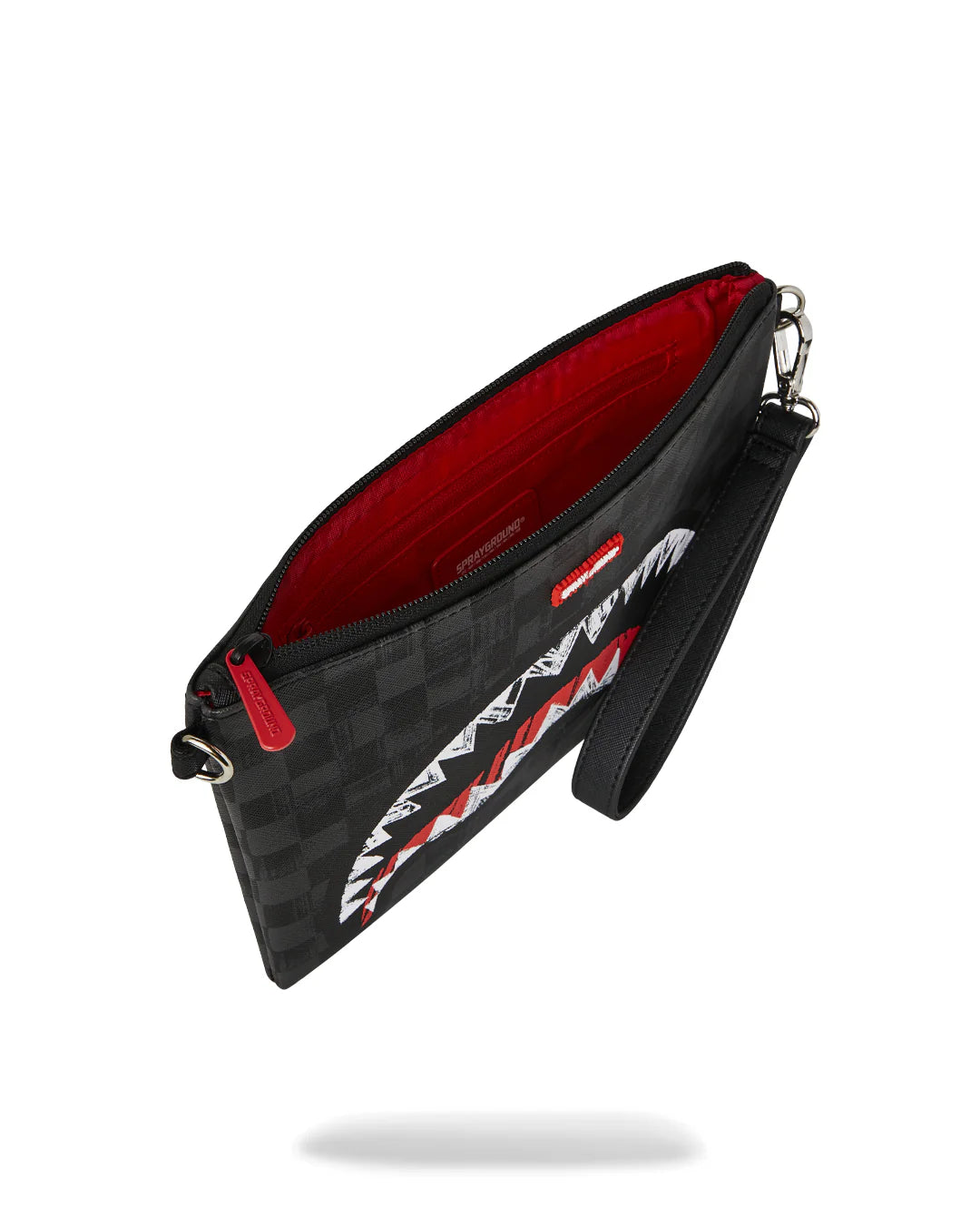 POCHETTE CON TRACOLLA STAMPA SRIBBLE SHARK