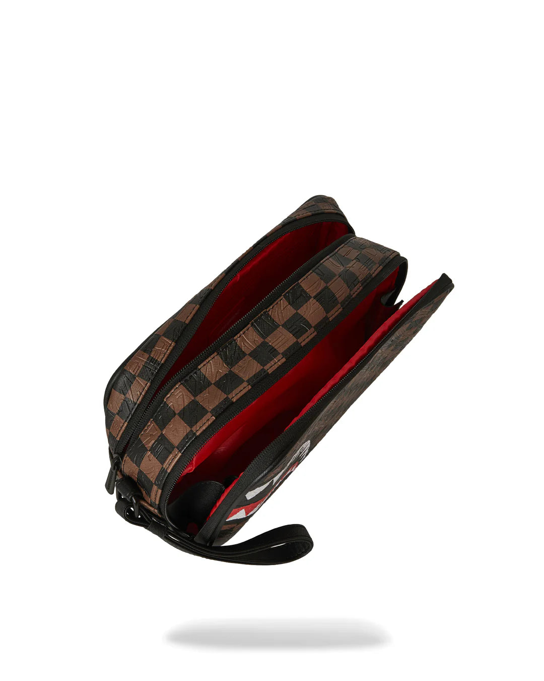 POCHETTE CHECK 2 EMBOSS TOILETRY BAG