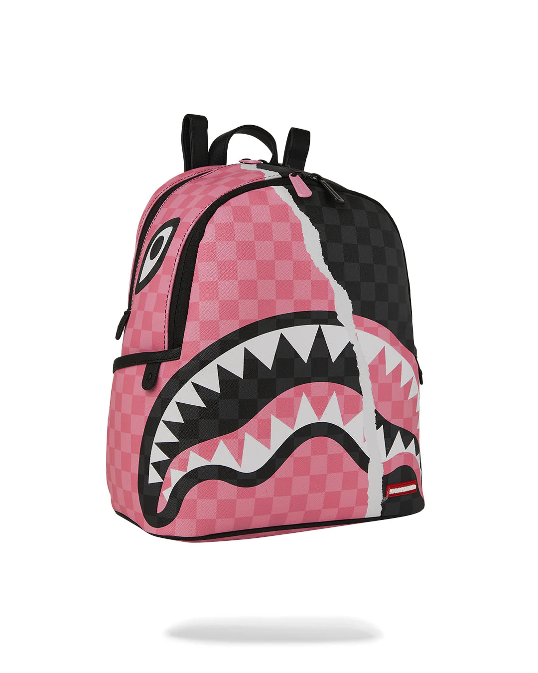 ZAINO SPRAYGROUND PINK & BLACK TEAR SIP SAVAGE BACKPACK