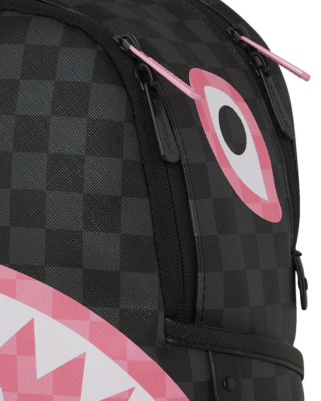 ZAINO SPRAYGROUND PINK & BLACK TEAR SIP SAVAGE BACKPACK