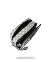 POCHETTE CREAM AND BROWN TEAR CHECK