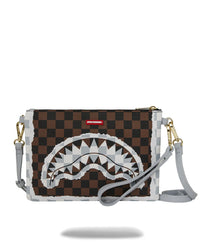 POCHETTE CON TRACOLLA TEAR CHECK CROSSOVER CLUTCH