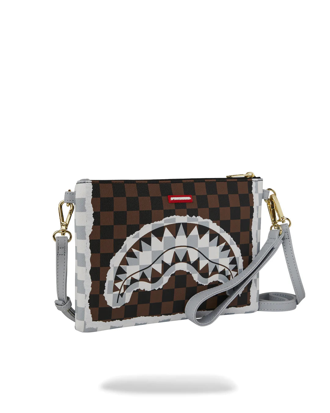 POCHETTE CON TRACOLLA TEAR CHECK CROSSOVER CLUTCH