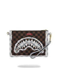 POCHETTE CON TRACOLLA TEAR CHECK CROSSOVER CLUTCH