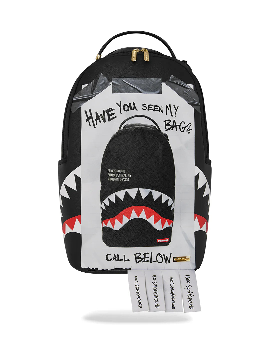 ZAINO SPRAYGROUND MISSING BAG FLYER DKXSV BACKPACK
