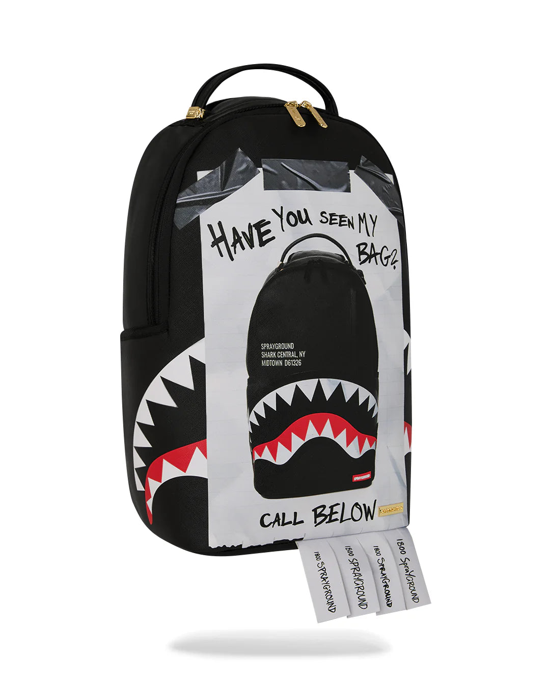 ZAINO SPRAYGROUND MISSING BAG FLYER DKXSV BACKPACK