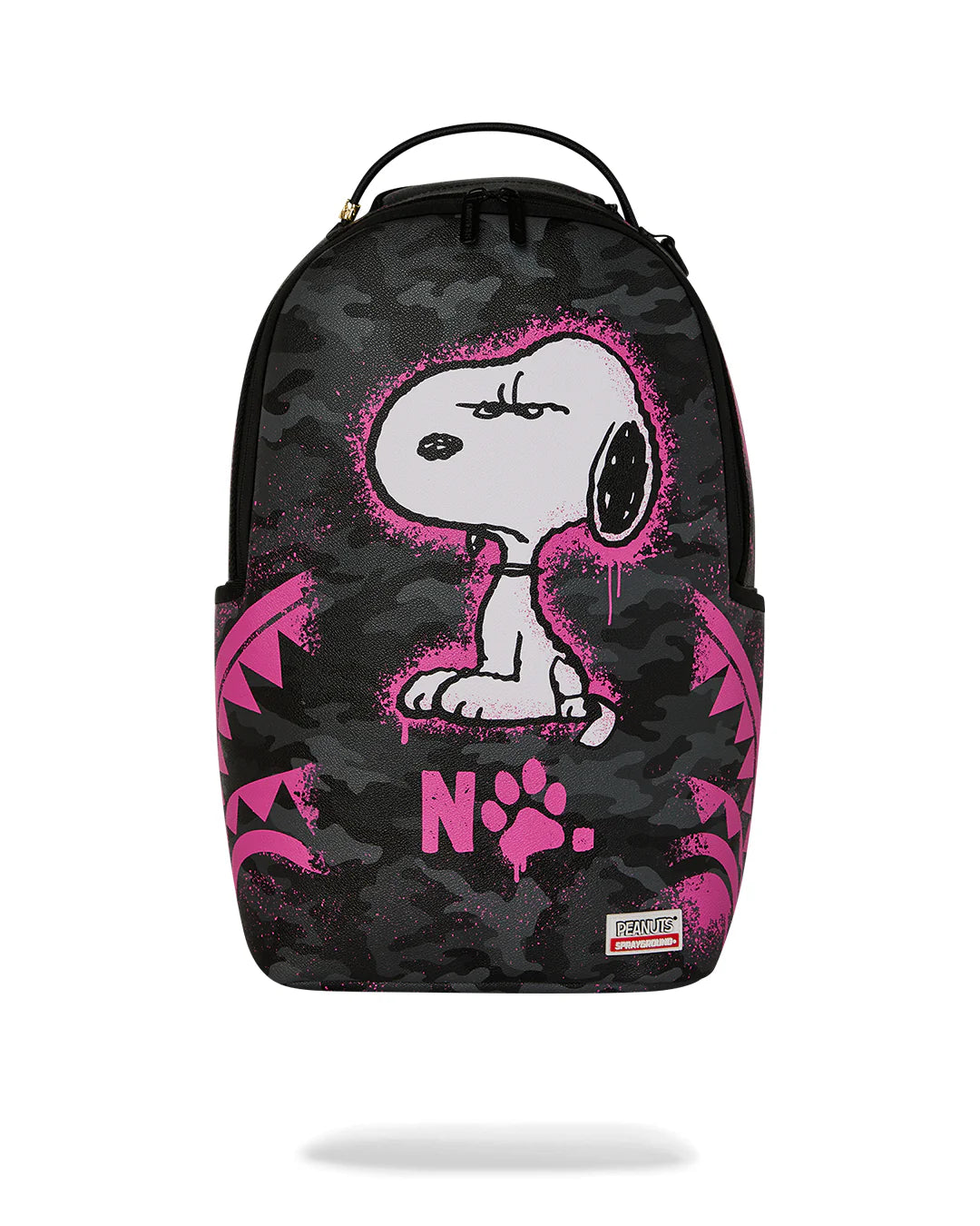SNOOPY PINK STENCIL BACKPACK