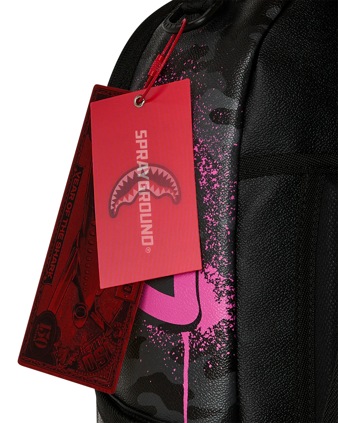 SNOOPY PINK STENCIL BACKPACK