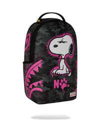 SNOOPY PINK STENCIL BACKPACK
