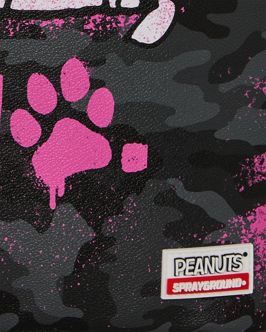 SNOOPY PINK STENCIL BACKPACK