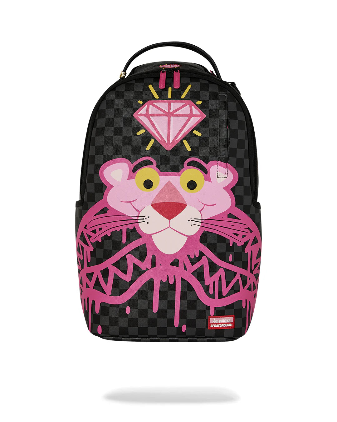 ZAINO SPRAYGROUND PINK PANTER DRIPPY DIAMONDS BACKPACK