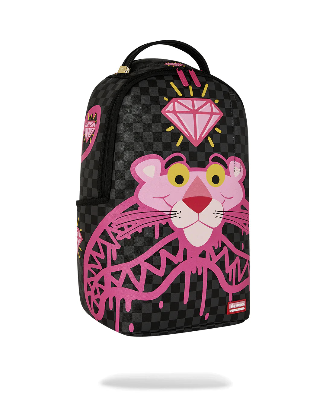 ZAINO SPRAYGROUND PINK PANTER DRIPPY DIAMONDS BACKPACK