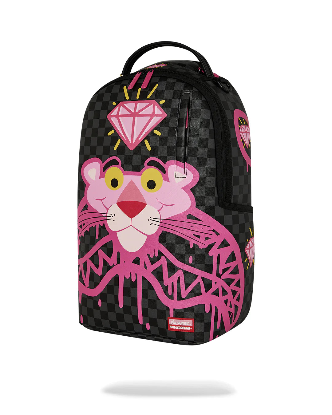 ZAINO SPRAYGROUND PINK PANTER DRIPPY DIAMONDS BACKPACK