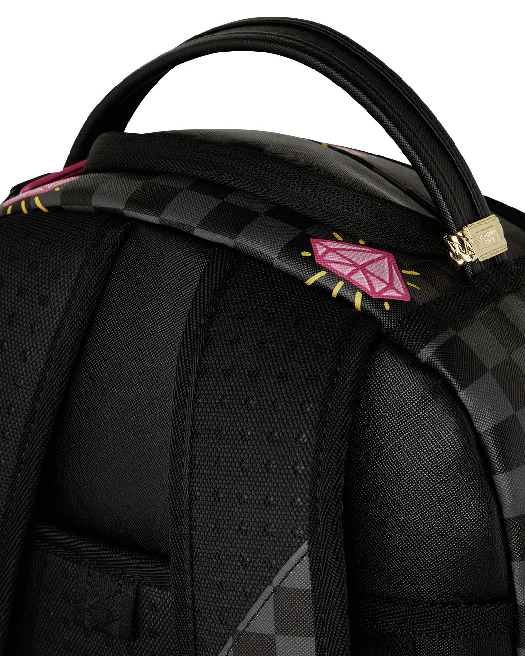 ZAINO SPRAYGROUND PINK PANTER DRIPPY DIAMONDS BACKPACK