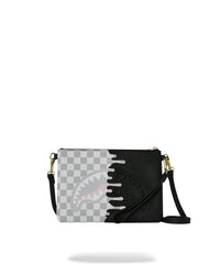 CREAM CHECK UNFINISHED SHARK CROSSBODY POUCHETTE SPRAYGROUND