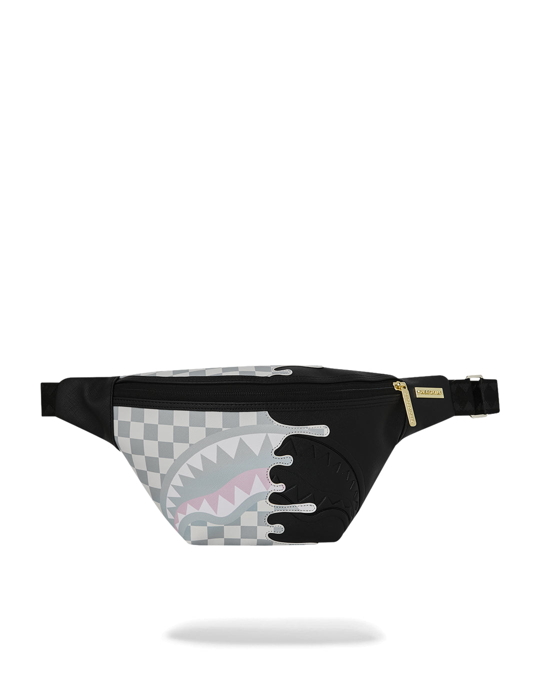 CREAM CHECK UNFINISHED SHARK  SAVVY CROSSBODY SPRAYGROUND
