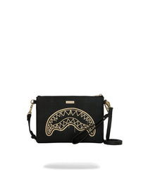 THAT GOLD DRAP CROSSOVER CLUTCH