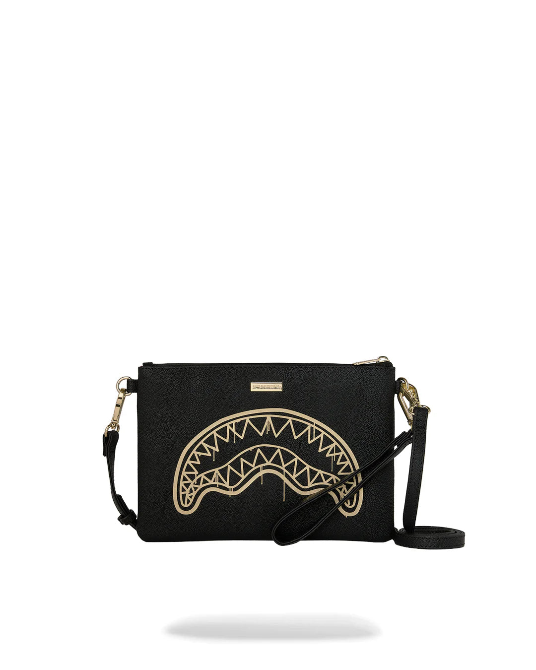THAT GOLD DRAP CROSSOVER CLUTCH