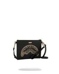 THAT GOLD DRAP CROSSOVER CLUTCH