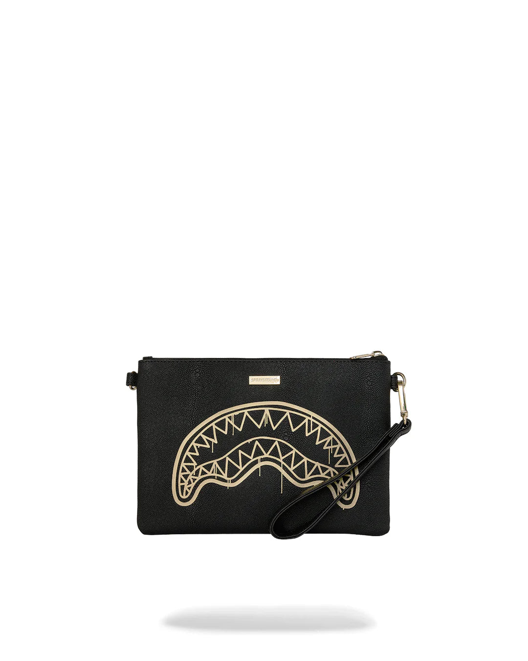 THAT GOLD DRAP CROSSOVER CLUTCH