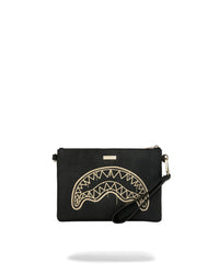 THAT GOLD DRAP CROSSOVER CLUTCH