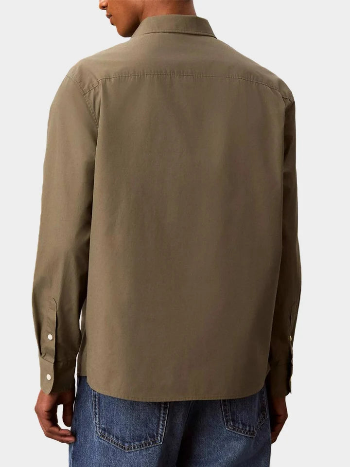 Camicia con Taschino Maniche Lunghe