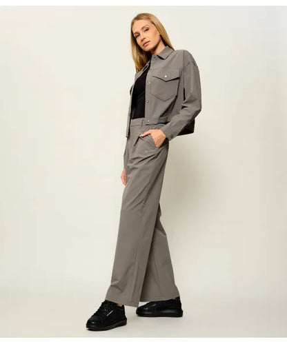 Joggers in Nylon Wide-leg