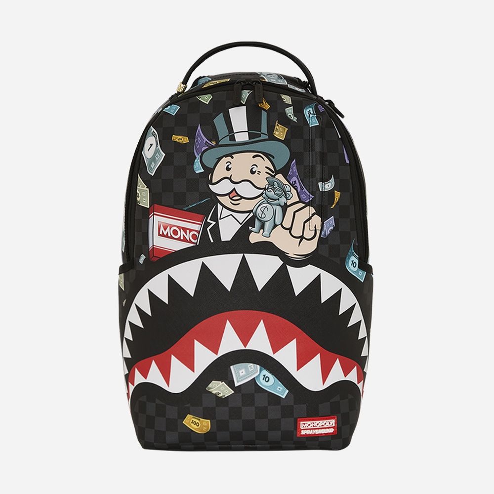 ZAINO SPRAYGROUND MONOPOLY CHARACTERS DLXSV BACKPACK