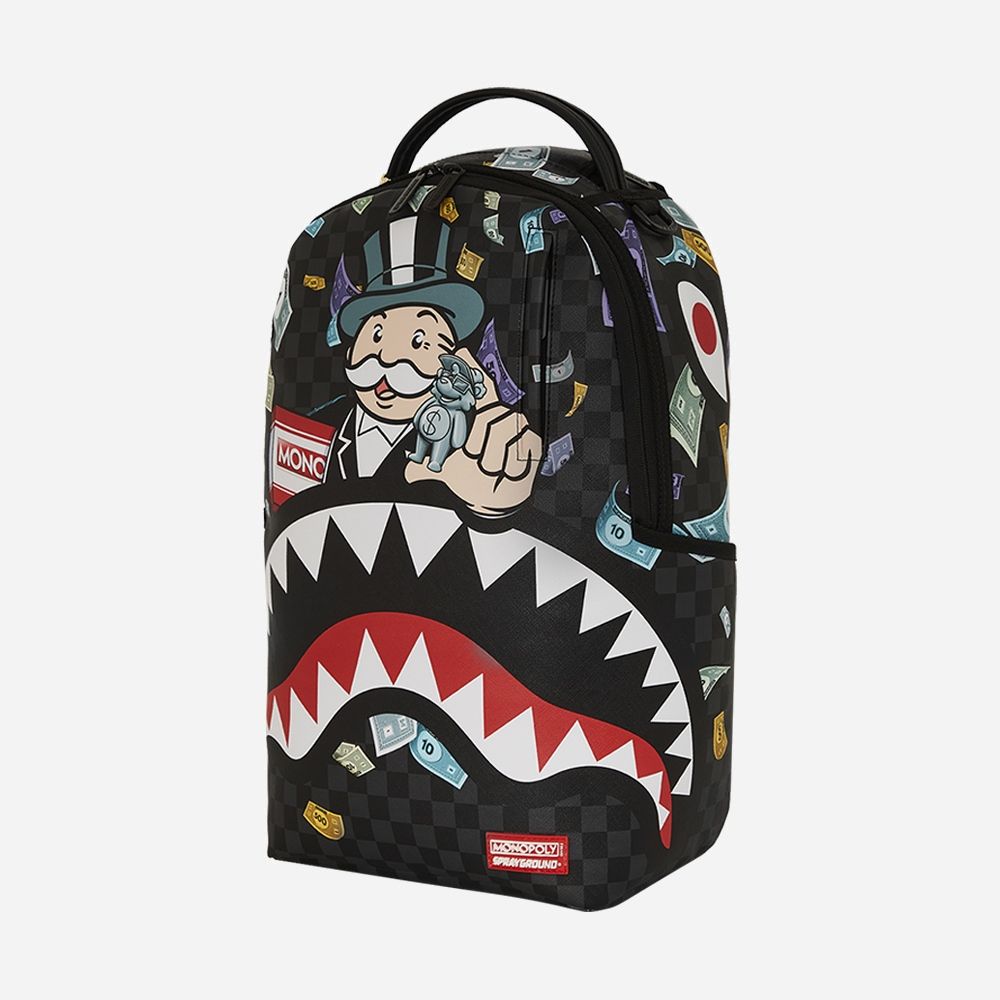 ZAINO SPRAYGROUND MONOPOLY CHARACTERS DLXSV BACKPACK