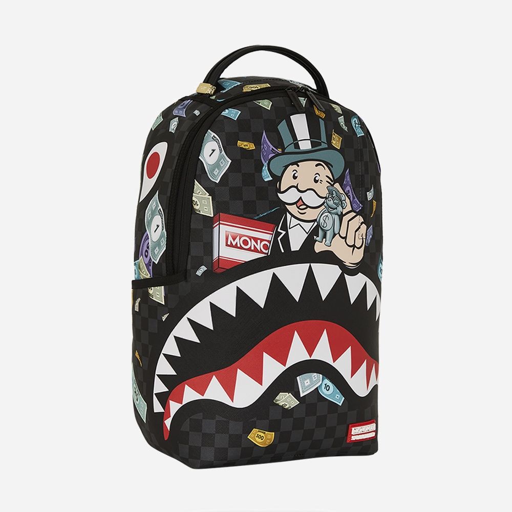 ZAINO SPRAYGROUND MONOPOLY CHARACTERS DLXSV BACKPACK