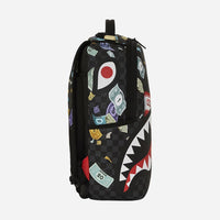 ZAINO SPRAYGROUND MONOPOLY CHARACTERS DLXSV BACKPACK