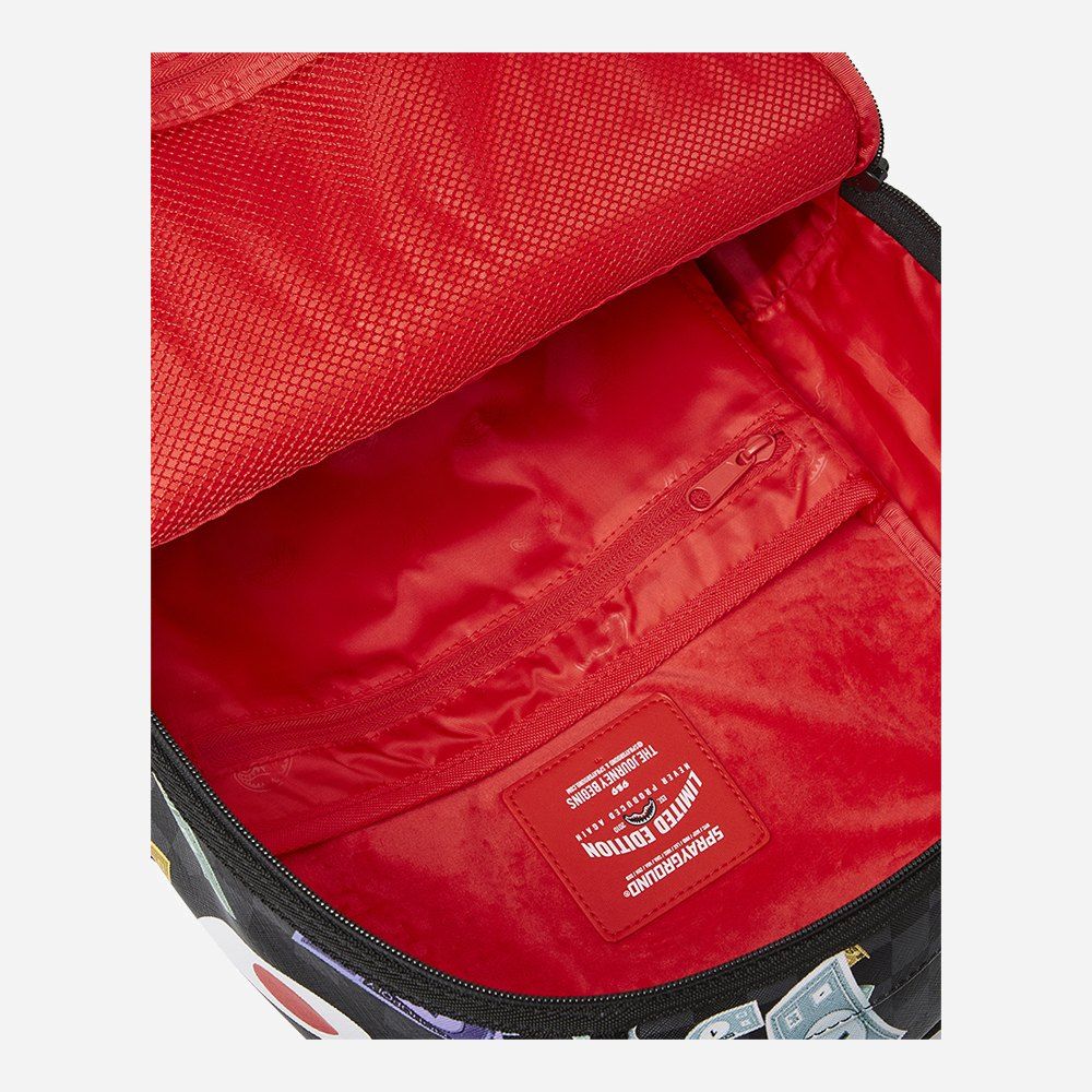 ZAINO SPRAYGROUND MONOPOLY CHARACTERS DLXSV BACKPACK