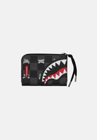 GRAY PEEKING CHARACTER CHECK WALLET SPRAYGROUND