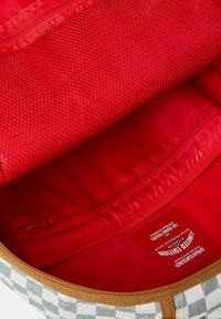 GRAFF EMBOSSED CREAM CHECK DLXSV BACKPACK SPRAYGROUND