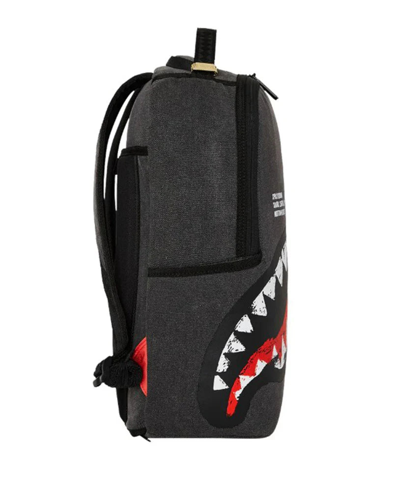 ZAINO SPRAYGROUND SHARK CENTRAL PAINTED
