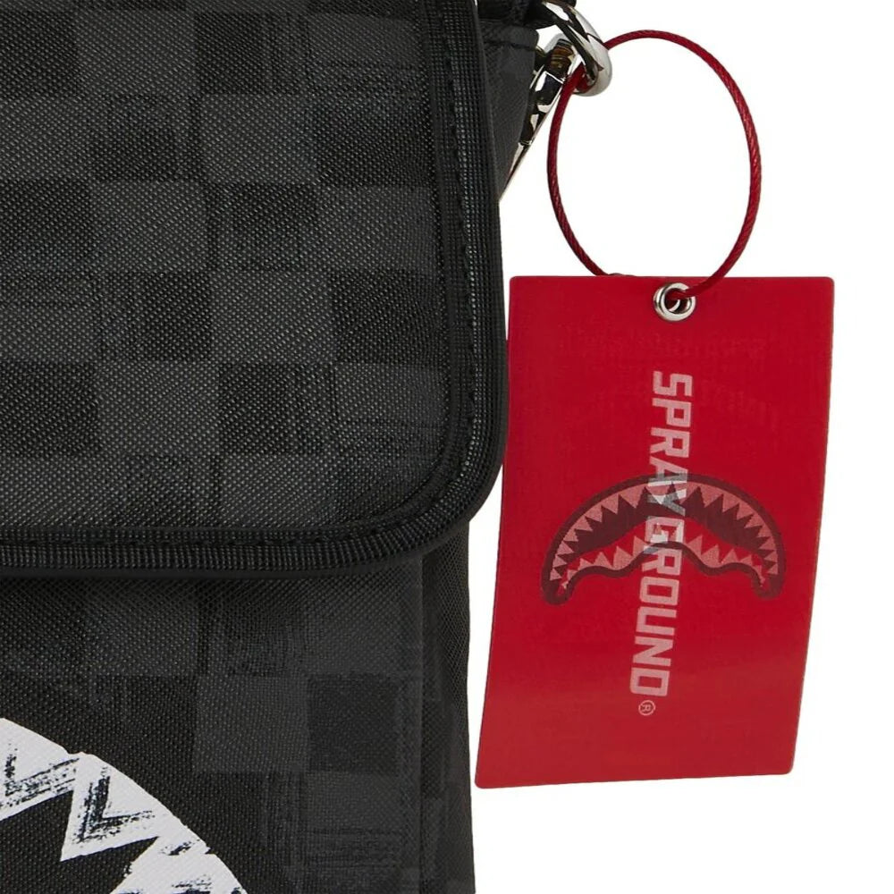 TRACOLLA SCRIBBLE SHARK MESSANGER BAG
