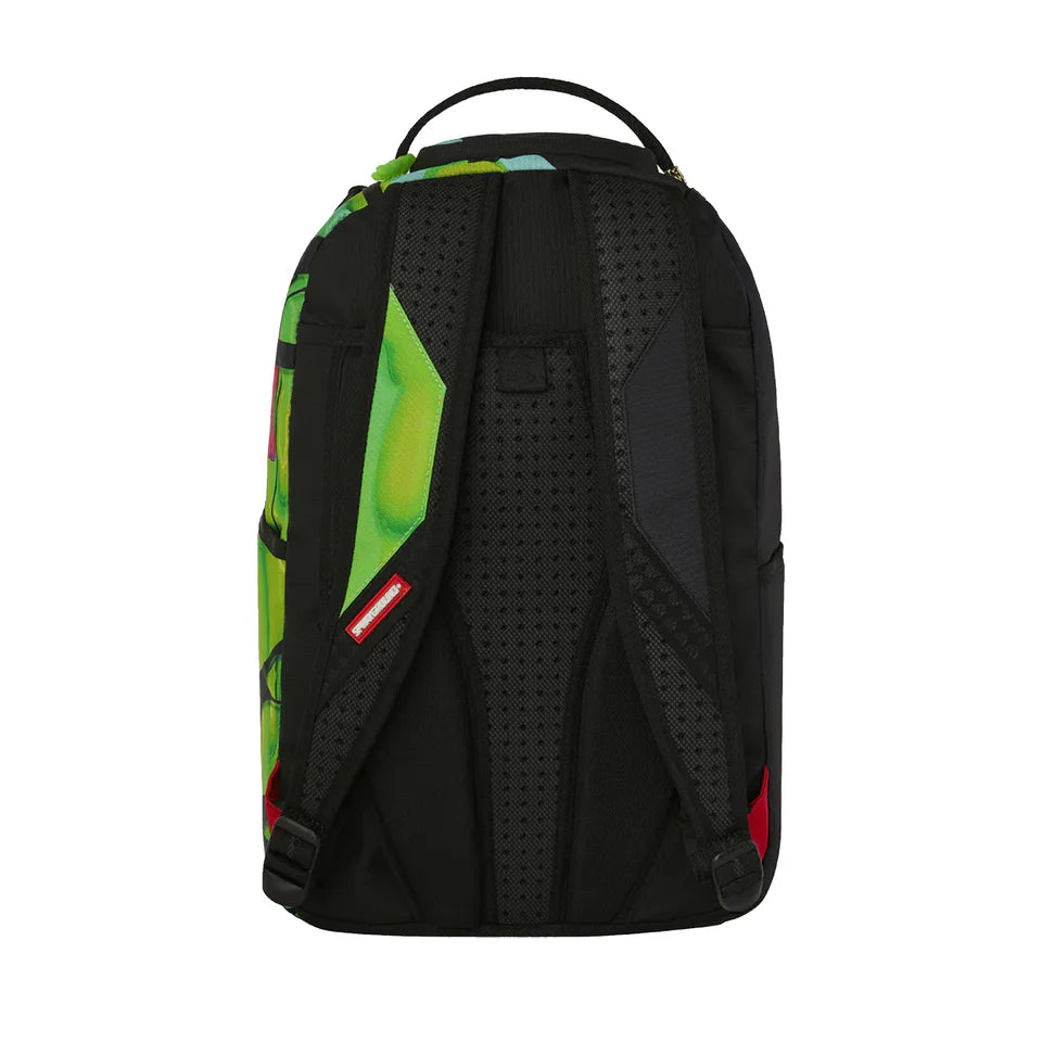 ZAINO SPRAYGROUND HALLOWEEN SHARK CENTRAL DRIPPY SPLIT BACKPACK