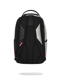 SILVER SIDE DRIP  BLACK CHECK DLXSV BACKPACK SPRAYGROUND