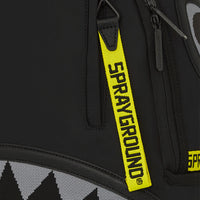 ZAINO SPRAYGROUND SHARK CENTRAL YELLOW TAPE DLX